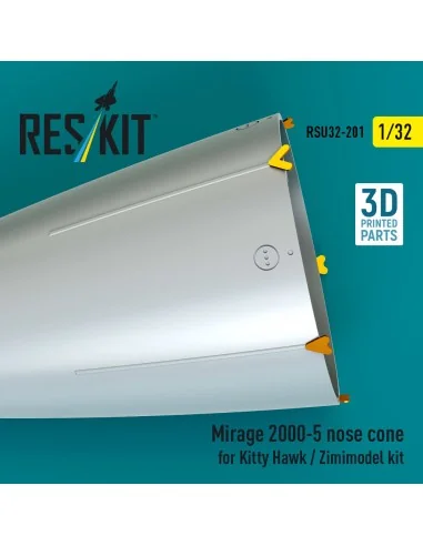 Mirage 2000-5 nose cone for Kitty Hawk / Zimimodel kit (3D Printed)...