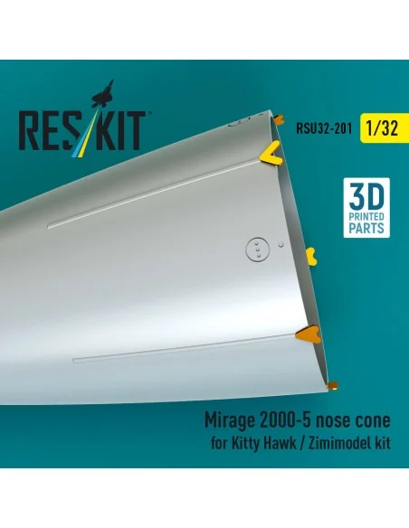 Mirage 2000-5 nose cone for Kitty Hawk / Zimimodel kit (3D Printed)...