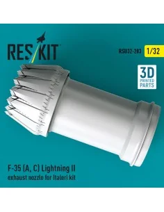 F-35 (A, ?) Lightning II exhaust nozzle for Italeri kit (3D Printed... 2