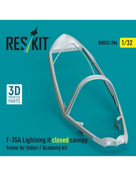 F-35A Lightning II closed canopy frame for Italeri / Academy kit (3...