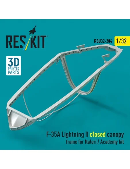 F-35A Lightning II closed canopy frame for Italeri / Academy kit (3...