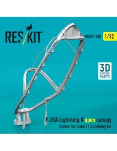 F-35A Lightning II open canopy frame for Italeri / Academy kit (3D ... 2
