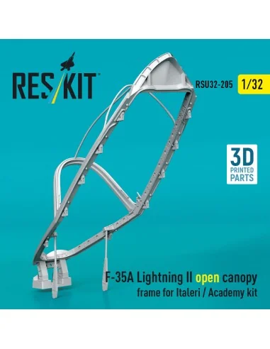 F-35A Lightning II open canopy frame for Italeri / Academy kit (3D ...