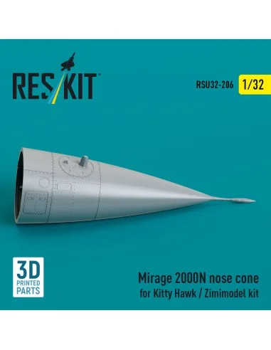 [NO_DESC] Mirage 2000N nose cone for Kitty Hawk / Zimimodel kit (3D...