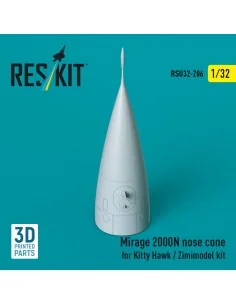 Mirage 2000N nose cone for Kitty Hawk / Zimimodel kit (3D Printed),... 2