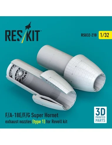 F/A-18E/F/G Super Hornet exhaust nozzles (type 1) for Revell kit (3...