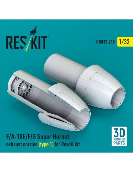 F/A-18E/F/G Super Hornet exhaust nozzles (type 1) for Revell kit (3...