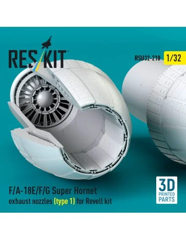F/A-18E/F/G Super Hornet exhaust nozzles (type 1) for Revell kit (3...