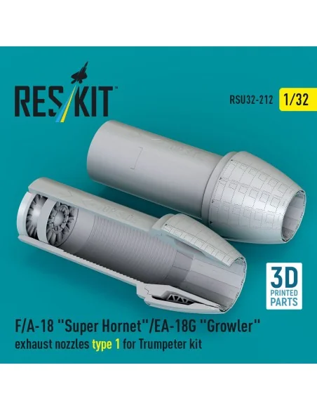F/A-18 Super Hornet/EA-18G Growler exhaust nozzles type 1 for Trump...