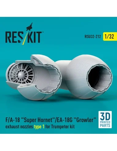 F/A-18 Super Hornet/EA-18G Growler exhaust nozzles type 1 for Trump...