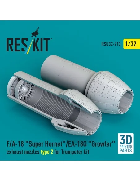 F/A-18 Super Hornet/EA-18G Growler exhaust nozzles type 2 for Trump...