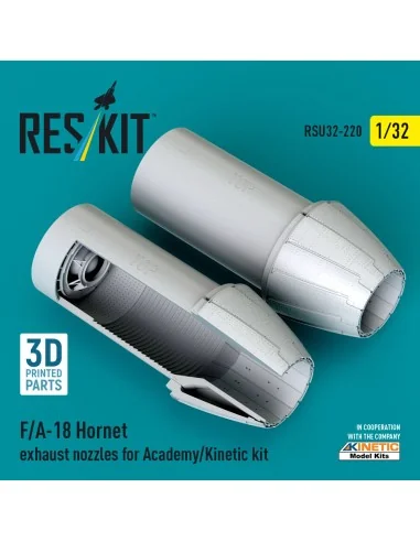 F/A-18 Hornet exhaust nozzles for Academy/Kinetic kit (3D Printed),...