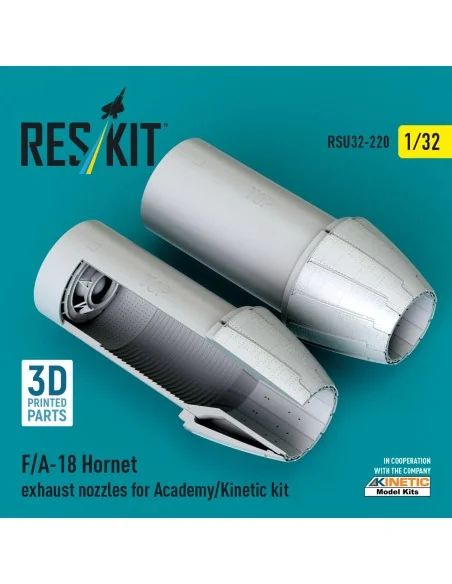 [NO_DESC] F/A-18 Hornet exhaust nozzles for Academy/Kinetic kit (3D...