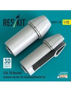 F/A-18 Hornet exhaust nozzles for Academy/Kinetic kit (3D Printed),... 2