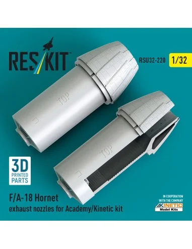 F/A-18 Hornet exhaust nozzles for Academy/Kinetic kit (3D Printed),...