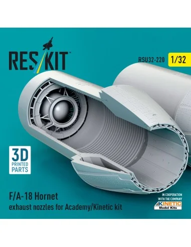 [NO_DESC] F/A-18 Hornet exhaust nozzles for Academy/Kinetic kit (3D...