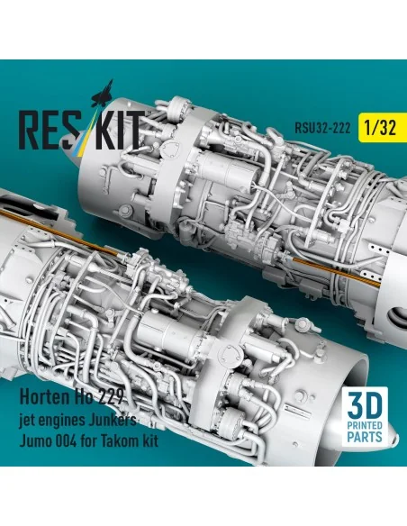 Horten Ho 229 jet engines Junkers Jumo 004 (2 pcs) (3D Printed) for...