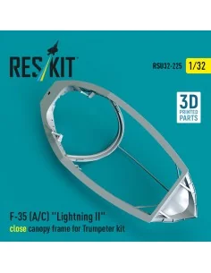 [NO_DESC] F-35 (A/C) Lightning II close canopy frame for Trumpeter ... 2