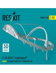 F-35 (A/C) Lightning II open canopy frame for Trumpeter kit (3D Pri... 2