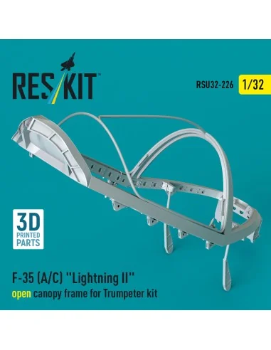 [NO_DESC] F-35 (A/C) Lightning II open canopy frame for Trumpeter k...