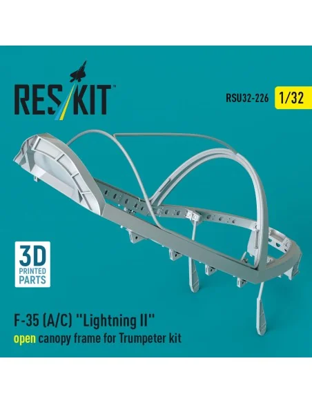 [NO_DESC] F-35 (A/C) Lightning II open canopy frame for Trumpeter k...