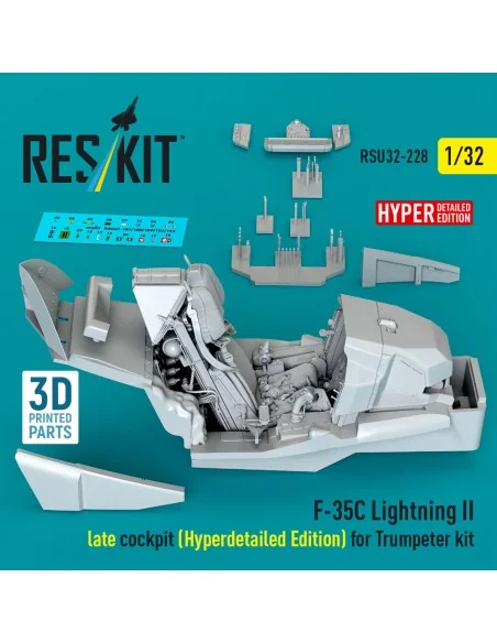 F-35C Lightning II late cockpit (Hyperdetailed Edition) for Trumpet...