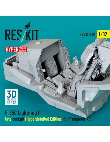 F-35C Lightning II late cockpit (Hyperdetailed Edition) for Trumpet...