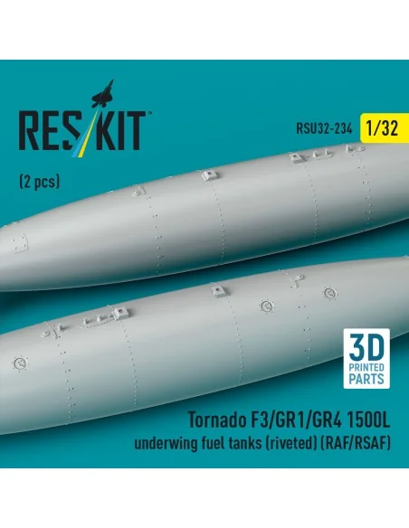 Tornado F3/GR1/GR4 1500L underwing fuel tanks (riveted) (RAF/RSAF) ...