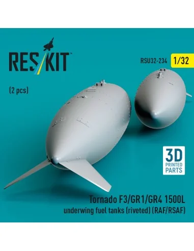 Tornado F3/GR1/GR4 1500L underwing fuel tanks (riveted) (RAF/RSAF) ...