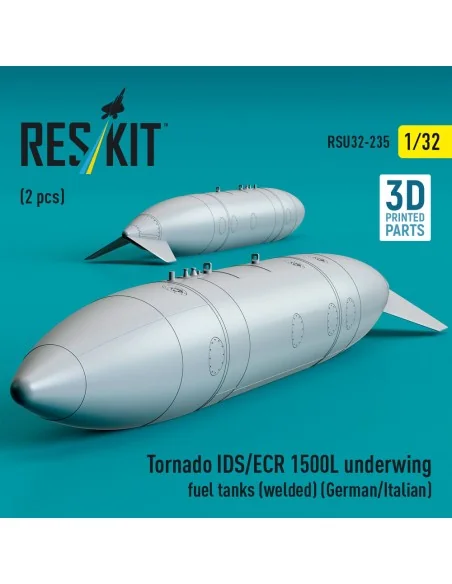 Tornado IDS/ECR 1500L underwing fuel tanks (welded) (German AF / It...