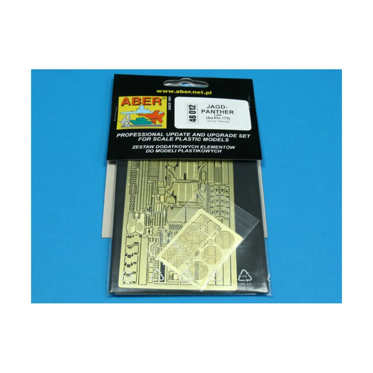 JAGD-PANTHER (Sd.Kfz.173) (Fit to Tmiya), 1/48 - Aber Models 48012 JAGD-PANTHER (Sd.Kfz.173) (Fit to Tmiya), 1/48 - Aber Models 48012