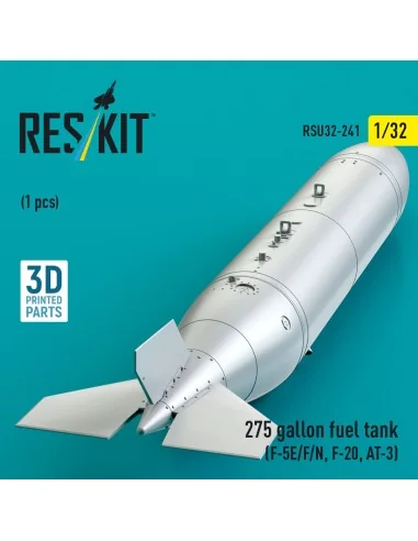 275 gallon fuel tank (F-5E/F/N, F-20, AT-3) (1 pcs) (3D Printed), 1...