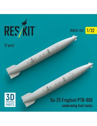 [NO_DESC] Su-25 Frogfoot PTB-800 underwing fuel tanks (2 pcs) (3D P...
