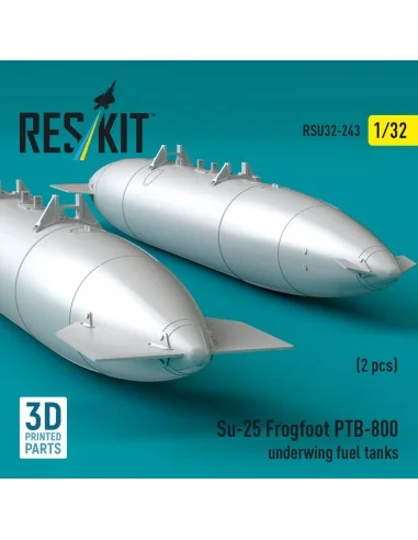 Su-25 Frogfoot PTB-800 underwing fuel tanks (2 pcs) (3D Printed), 1...