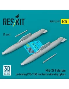 [NO_DESC] MiG-29 Fulcrum underwing PTB-1150 fuel tanks with wing py...