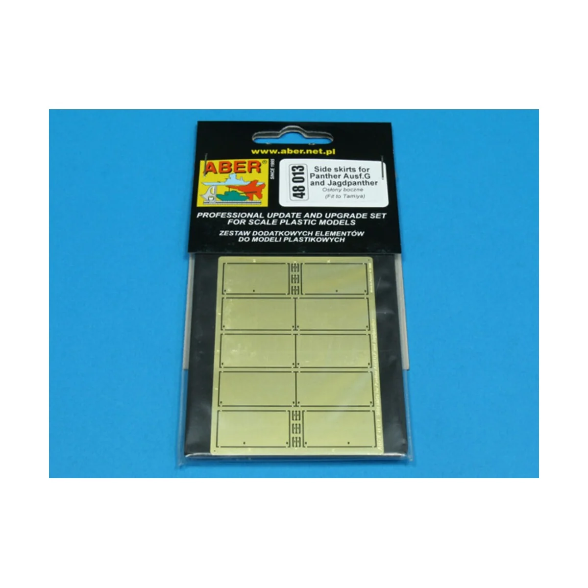 Side skirts for Panther Ausf.G, and Jagdpanther, 1/48 - Aber Models... Side skirts for Panther Ausf.G, and Jagdpanther, 1/48 - Aber Models...