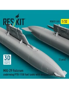 MiG-29 Fulcrum underwing PTB-1150 fuel tanks with wing pylons (2 pc... 2
