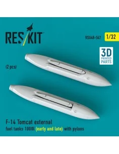 F-14 Tomcat external fuel tanks 1000l (early and late) with pylons ... 2