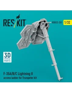 F-35A/B/C Lightning II access ladder for Trumpeter kit (3D Printed)...