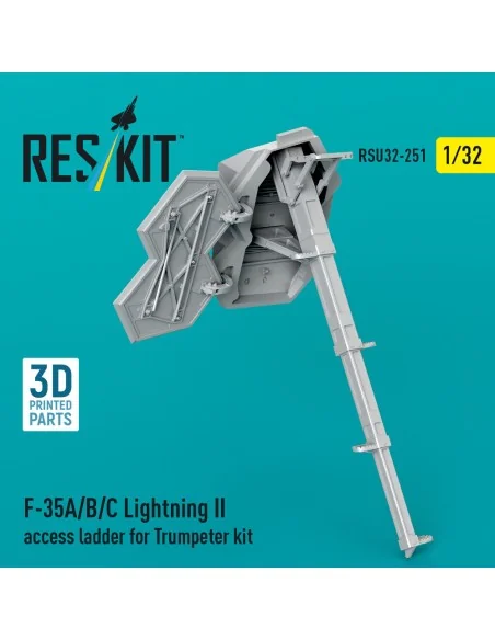 [NO_DESC] F-35A/B/C Lightning II access ladder for Trumpeter kit (3...