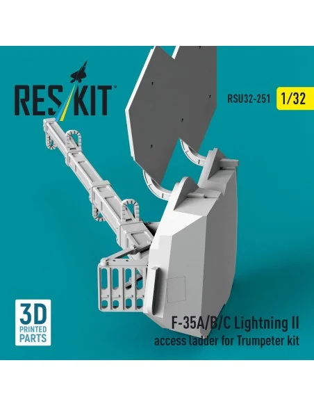 F-35A/B/C Lightning II access ladder for Trumpeter kit (3D Printed)...