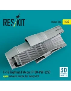 F-16 Fighting Falcon (F100-PW-229) open exhaust nozzle for Tamiya k... 2