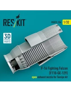 F-16 Fighting Falcon (F110-GE-129) open exhaust nozzle for Tamiya k... 2