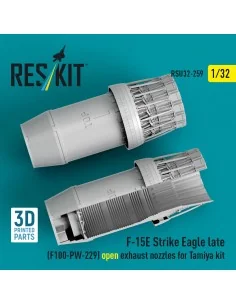 F?15E Strike Eagle late (F100-PW-229) open exhaust nozzles for Tami... 2