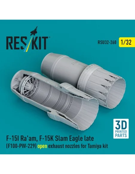 F?15I Ra'am, F?15K Slam Eagle late (F100-PW-229) open exhaust nozzl...