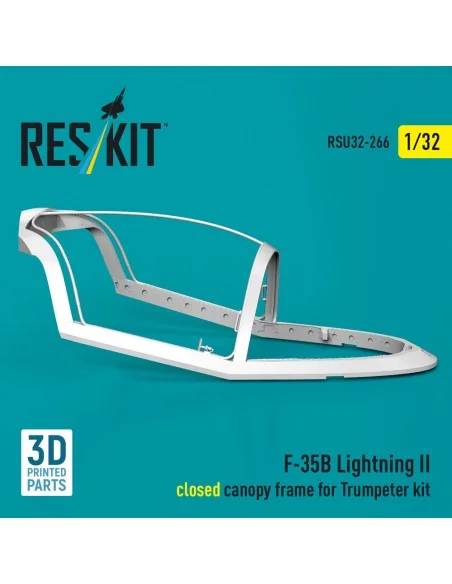 [NO_DESC] F-35B Lightning II closed canopy frame (3D Printed) for T...