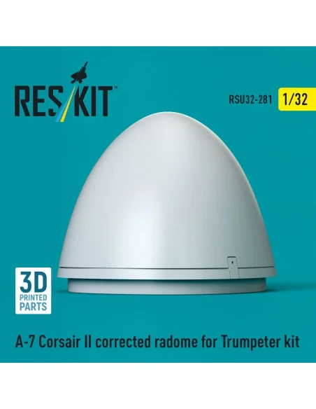 [NO_DESC] A-7 Corsair II corrected radome (3D Printed) for Trumpete...