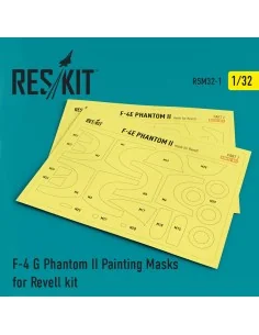 F-4G Phantom II Pre-cut painting masks for Revell kit, 1/32 - ResKi...