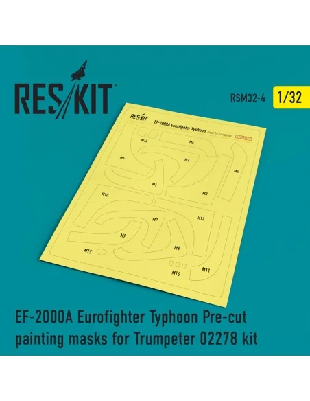 [NO_DESC] EF-2000A Eurofighter Typhoon Pre-cut painting masks for T...