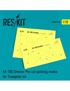 EA-18G Growler Pre-cut painting masks for Trumpeter kit, 1/32 - Res...
